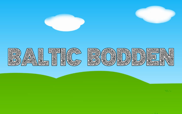 Baltic Bodden: A Creative Font for Bold Designs