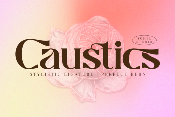 Caustics: A Bold Serif for Digital Campaigns