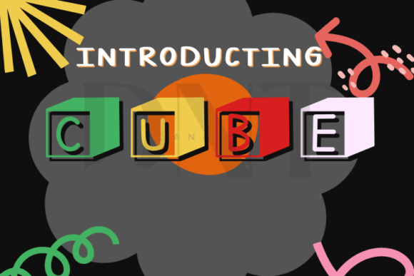 Cube: A Fun Decorative Font