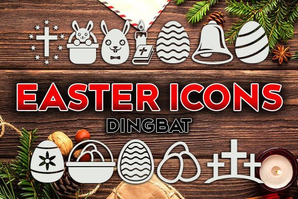 Easter Icons Font Review