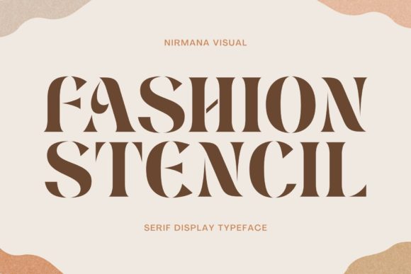 Fashion Stencil: A Stylish Serif for Creative Projects