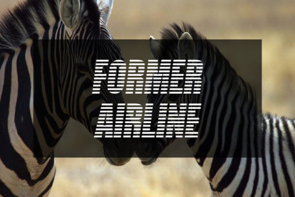 Former Airline Font for Bold Design