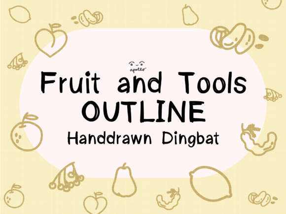Fruits and Tools: A Fresh Font for Creative Projects