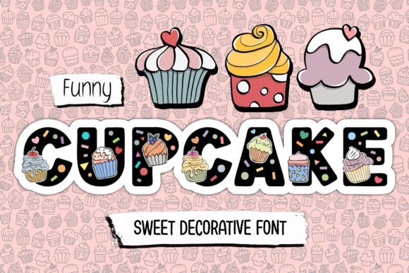 Funny Cupcake Font for Business