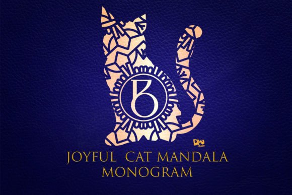 Joyful Cat Mandala Monogram Font Review