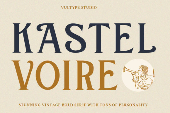 Kastel Voire: A Serif Font for Creative Projects