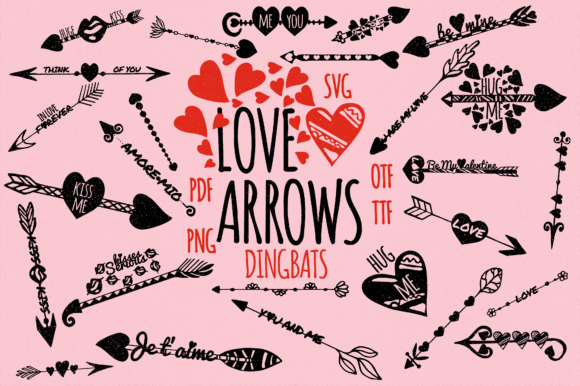 Love Arrows Font for Creative Projects