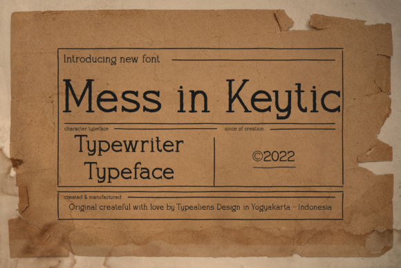Mess in Keytic: A Font for Polished Branding