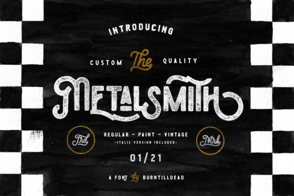 Metalsmith: A Serif Font for Creative Campaigns