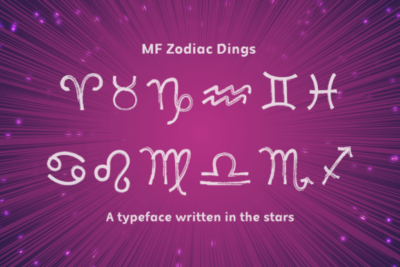 Mf Zodiac Dings Font Review
