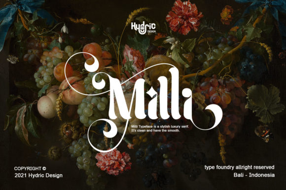 Milli: A Stylish Serif Font