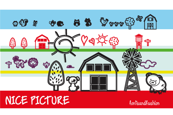 Nice Picture Font for Business