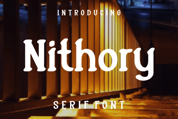 Nithory: A Stylish Serif for Web Design