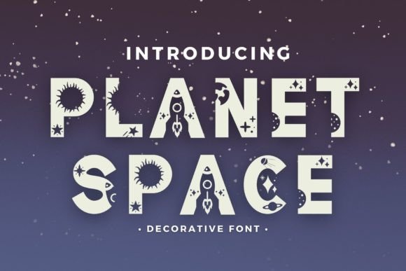 Planet Space Font for Web Design