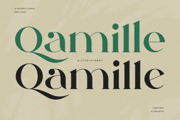 Qamille: A Serif Font for Real Projects