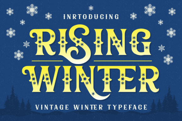 Rising Winter Font for Bold Campaigns