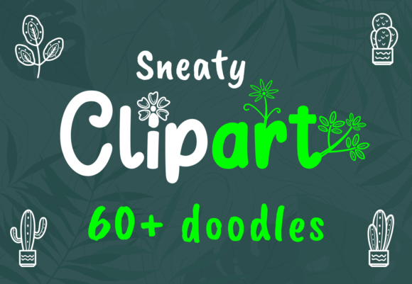 Sneaty Clipart Font Review