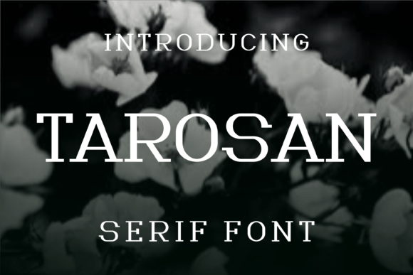 Tarosan: A Stylish Serif Font for Crafters