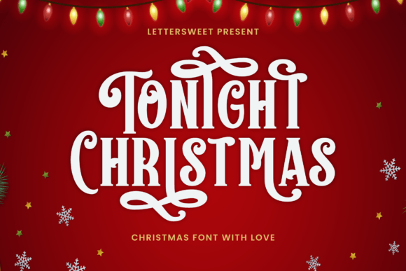 Tonight Christmas Font for Business
