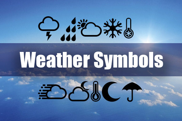 Weather Symbols Font for Business