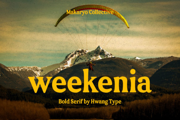 Weekenia: A Serif Font for Creative Projects
